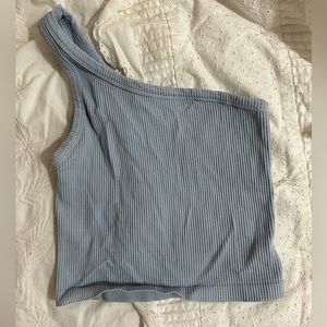 Nikibiki Asymmetrical Blue Tank